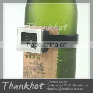 Household LCD Bottle Fahrenheit Wine Thermometer thumbnail-1