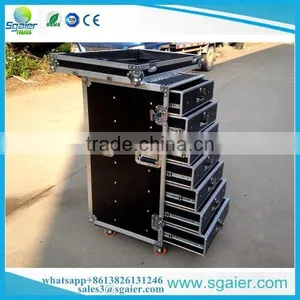 Sgaier 20u Flight Case 7 Drawers Mobile Flight Case With Locks thumbnail-6