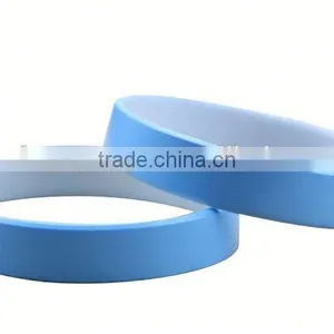 Wholesale Custom Logo Print Cheap Custom Silicone Wristbands thumbnail-1