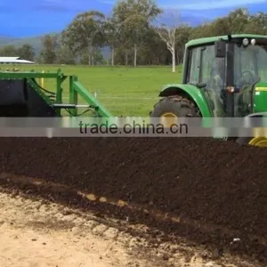 Top Quality New Design Tractor Towed Hydraulic Compost Turner Windrow Turner Windrow Mixer With CE Cetification thumbnail-1
