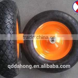 Wheelbarrow Wheel Size400/480-8,pneumatic Wheel, Air Wheel,diamond Pattern thumbnail-1