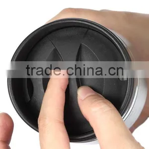 High Grade Double Wall 500ml Stainless Steel Thermos Vacuum Travel Mug thumbnail-2