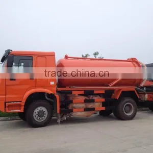 QINGZHUAN HOWO 4X4 Sewage Suction Truck 8M3 Truck Sale thumbnail-1