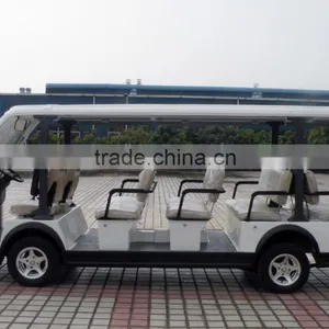 Elegant 4 Wheel City 11 Passenger Shuttle Bus Electric Utility Vehicle thumbnail-5