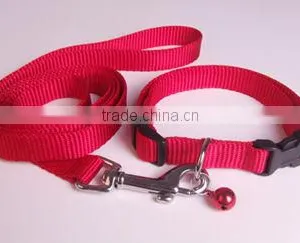 Soft Nylon Material Dog Pet Collar and Leash/Leads thumbnail-1