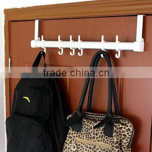 Al Hook Over Door Hook Rail Hook Hanger With 6 Hooks thumbnail-1