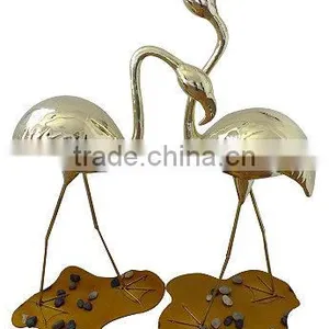 Beautiful Garden Stainless Steel Swan Statue thumbnail-1