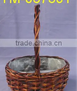 Brown Color Small Willow Basket thumbnail-1