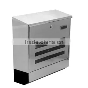 CT-9002 Wall Mounted Stainless Steel Mail Box thumbnail-1