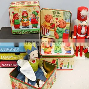 High Quality Popular Square Metal Tea Tin Canisters / Coffee Tin Box thumbnail-4
