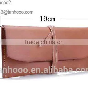 Wholesale Fashion Brand Folding Genuine Women Leather Wallet for Lady thumbnail-1
