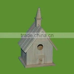 Pretty Painted Handmade Wooden Birdhouse,wooden Craft thumbnail-1