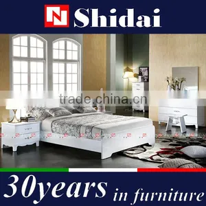 King Size Bed Dimensions White Chinese Modern Bed Frame thumbnail-3