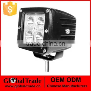 151538 4 Led 16W Diecast Aluminum Housing PC Stainless Steel High Intensity LEDs Working Lamp thumbnail-1