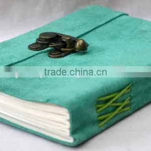 Handmade Vintage Soft Leather Journal With Clasp thumbnail-3