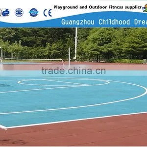 CHD-793 Outdoor Anti-slip Basketball Courts Rubber Flooring thumbnail-1