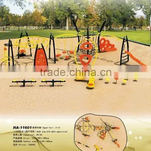 ASTM STANDARD NEWEST CLIMBING PLAYGROUND ,CHILDREN CLIMBING GAME (HA-11601) thumbnail-1