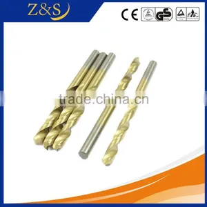 DIN338 Straight Shank High Speed Steel Titanium Coated Black Oxide Twist Drill Bit thumbnail-1