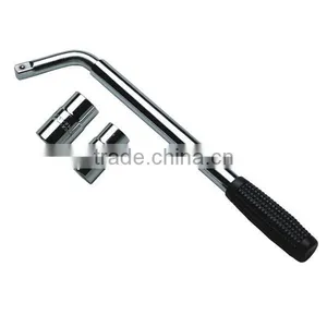 L Telescopic Wheel Nut Wrench L Type Socket Tyre Spanner Set thumbnail-1
