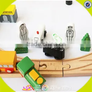 Wholesale Children Wooden Train Track Educational Wooden Train Track Popular Wooden Train Track W04C016 thumbnail-5