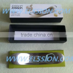 Stainless Steel Garlic Press/ Garlic Crusher/ Garlic Rocker As Seen On TV thumbnail-6