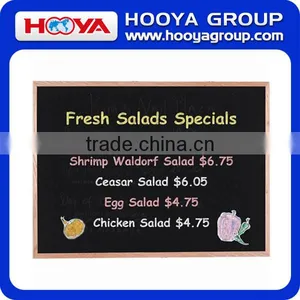 10" X7" Wooden Frame Rectangle Chalk Blackboard Children's Chalkboard Small Blackboard for Arts and Crafts thumbnail-1