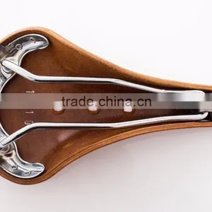 Still Promenade Saddle Vintage Classic Hand Made Leather Bicycle Saddle -Honey thumbnail-4