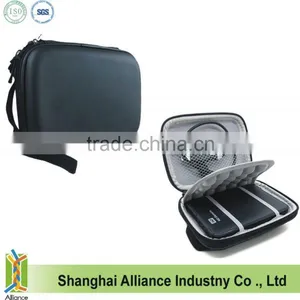 Black Hard EVA Shockproof Carrying Case Pouch Bag for Hard Disk Drive(Z-EV-006) thumbnail-1