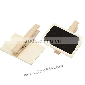 Small Blackboards With Wooden Pegs thumbnail-1