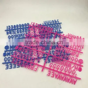 Custom Colorful Plastic Letters for Felt Letterboard thumbnail-3
