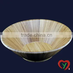 Carbonized Bamboo Salad Food Fruit Bowl Servers thumbnail-1