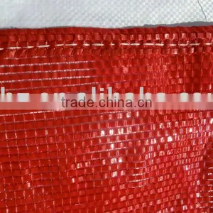 pp Mesh Leno Bag, Potato Onion Packaging Bags,rose Red,cheery Color.shinny! thumbnail-1