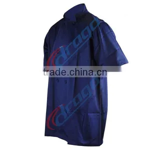 Catering Insect Repellent Navy Chef Coat thumbnail-1
