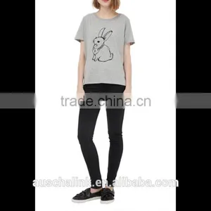 Brand Round Collar Lovely Gym Running T-shirts for Girls thumbnail-1