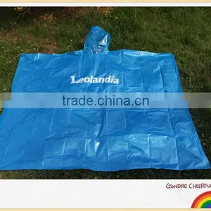 PE Disposable Blue Ponchos for Promotion thumbnail-1