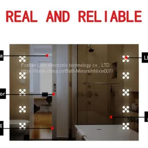 Backlit Led Light Mirror,lighting Fixture for Bathroom Mirror,led Mirror thumbnail-1