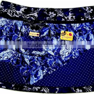 2017 Best Selling Designer Ladies Chilly Grapes Wrap Skirt Reversible Wholesale thumbnail-2