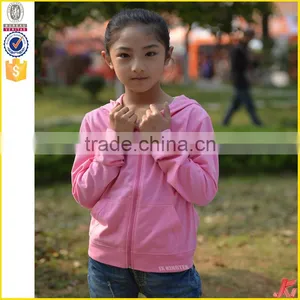 Pink Casual Wear Wholesale Hooded Sweatshirt for Girl thumbnail-2
