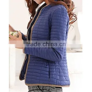 2015 Hot Sell Lady Outdoor Thin Suit Style Cotton Jacket thumbnail-3