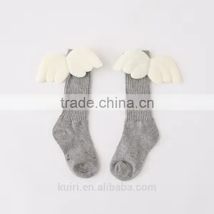 1-10Y Children Creative High Socks Manual Sewing Wings Socks Kids Boys Girls Socks Leg Warmers Children Clothing Accessory thumbnail-6
