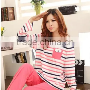 Made In China Long Sleeves Cotton Lady Pajama thumbnail-2