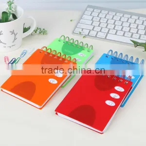 PP Hollow Cover Small Notebook Wire-o Binding Memo Pad thumbnail-1