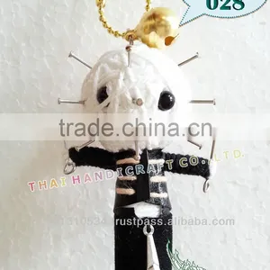 Handmade Keychains Keyrings Voodoo Doll String Accessories Bag Gifts thumbnail-1