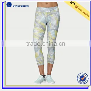 Factory Wholesale Custom Design Sportswear Printed Tights Womens Yoga Pants thumbnail-1