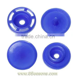 Resin Snap Fastener Set Buttons Scrapbooking Round Dark Blue 11mm x 4mm 12mm x 4mm 12mm x 6mm 12mm x 6mm,300Sets,8seasons thumbnail-1