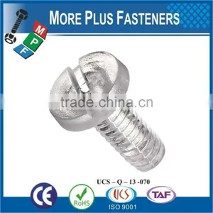 Made in Taiwan Black Nylon Philips Slotted Polycarbonated Slotted Stainless Steel Slotted Drive Binding Head Machine Screw thumbnail-4