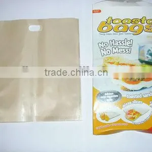 2 TOASTER TOASTIE TOAST BAGS TOASTABAGS POCKETS TOASTED SANDWICH MAKER thumbnail-1