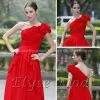 Wholesale ELYSEMOD Bride Dresses Elegant Green Satin Evening Dress thumbnail-1