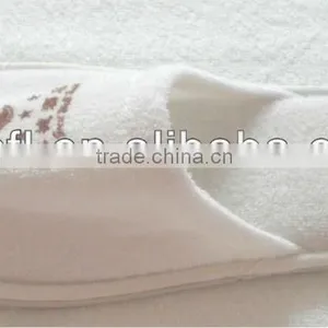 100% Cotton Terry Towel Disposable Hotel Slipper thumbnail-1
