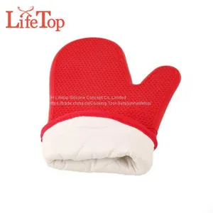FDA &LFGB Approved Kichen Utensil Silicone Anti-heat Gloves for Baking thumbnail-5